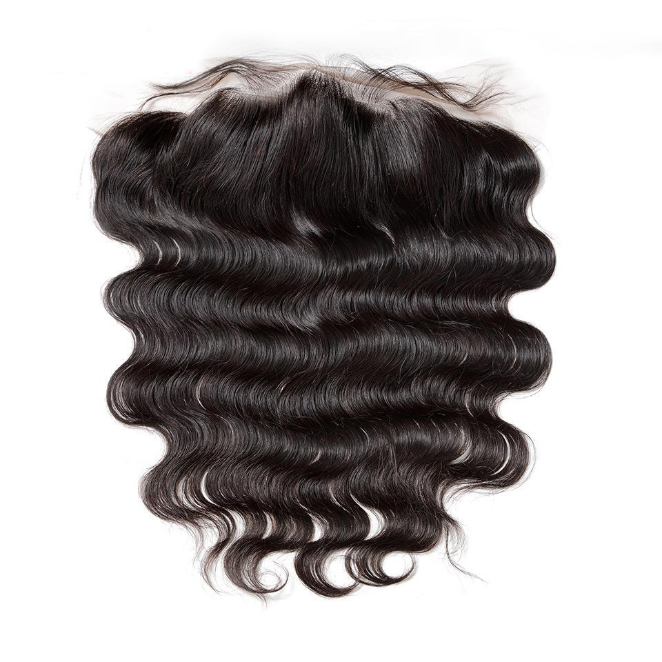 Black Body Wave 13x6 Frontal Lace Sew In Weave Human Hair Extensions