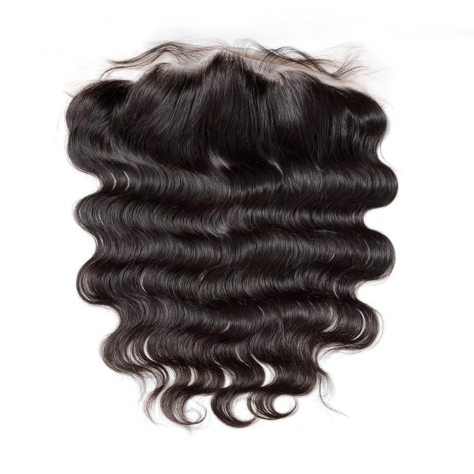 Natural Black Color Body Wave Frontal Hair