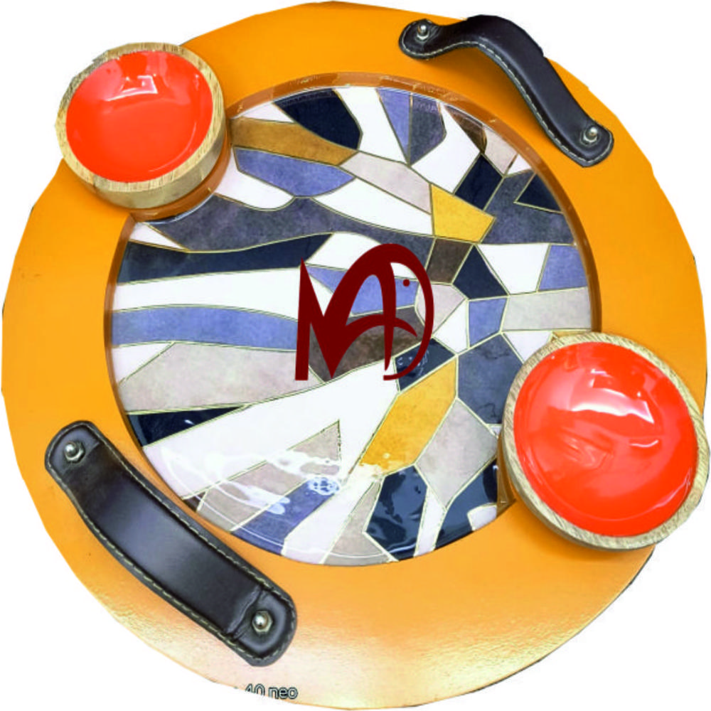 Wooden Platter - Color: Multicolor