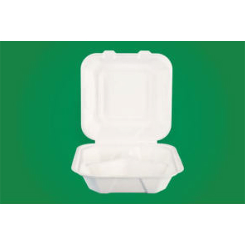 9X9 3Cp Clamshell Box - Application: Food Serving (Restaurants