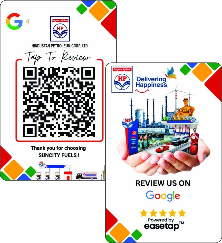 google review pvc NFC cards