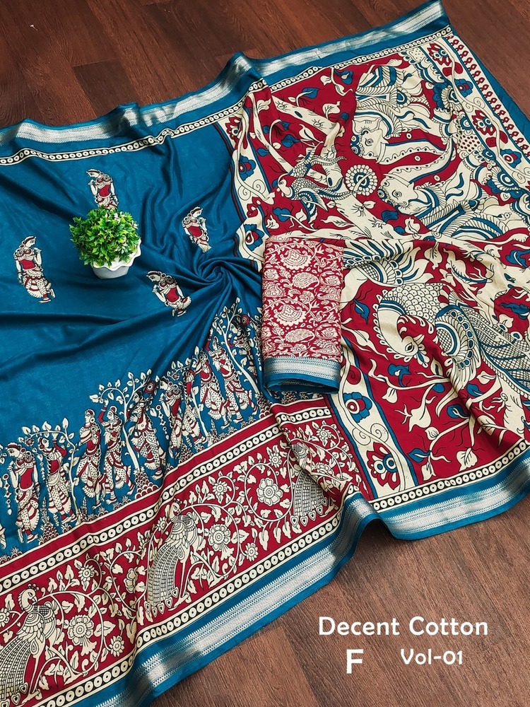 Digital Printed Sarees - Bust Size: 40 Inch (In)