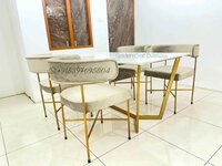 STEEL DINNING TABLE SET