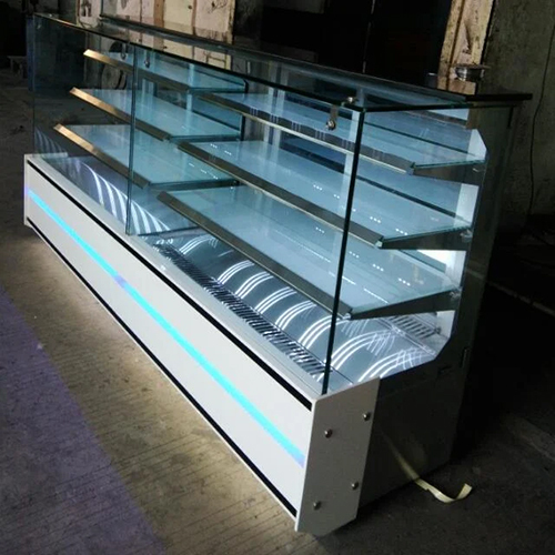 Curved Glass Display Counter
