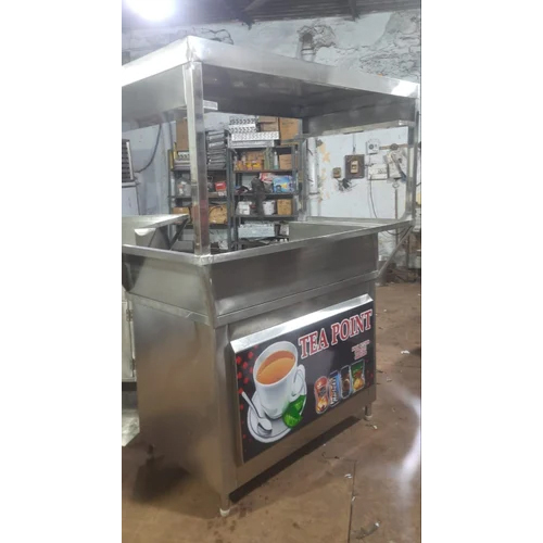 Tea Stall Counter - Color: Silver