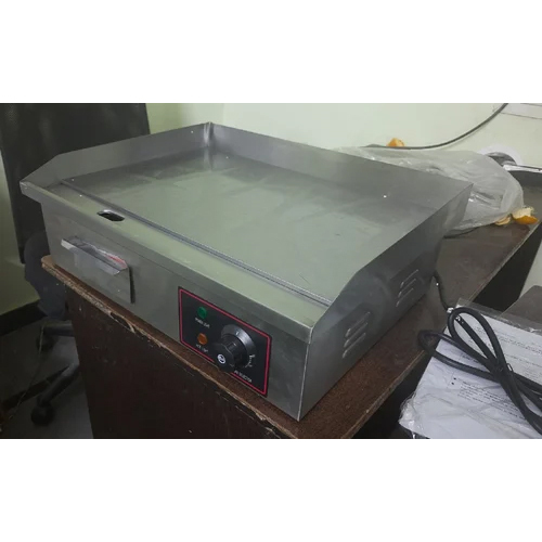 Electric Hot Plate - Stainless Steel, Standard Size, Silver Finish | 220-240V Semi-Automatic, Ideal for Hotels, Restaurants, Canteens, Hospitals, 1-Year Warranty