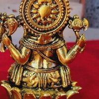 Aakrati Brass Ganesha Idol Elegant Brass Ganesha Showpiece