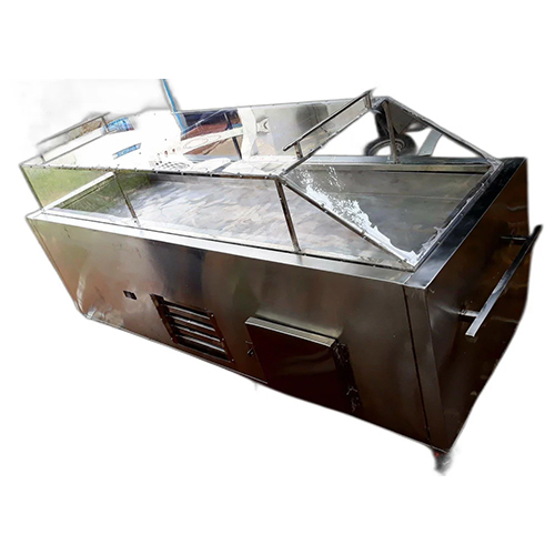 Mortuary Freezer Box - Color: Silver