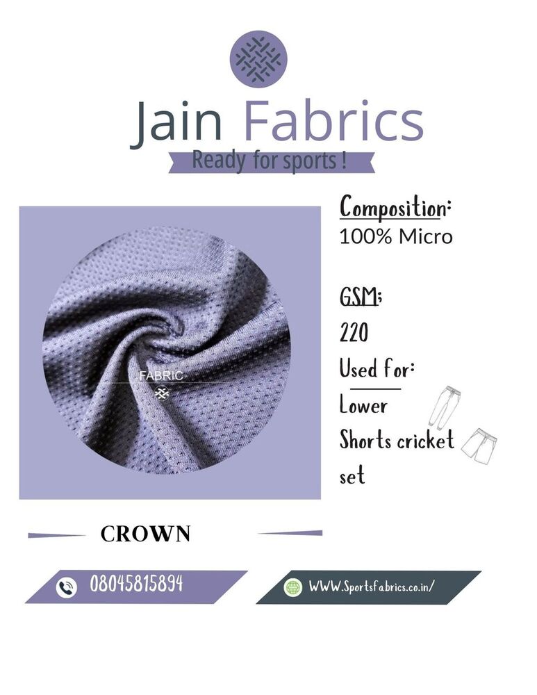 Crown Fabric - Color: All Color
