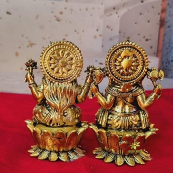 Brass Laxmi Ganesha Home Dcor Statue By Aakrati