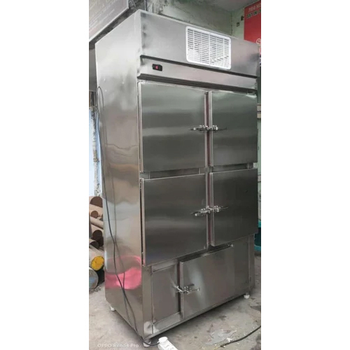 Four Door Vertical Freezer - Color: Silver