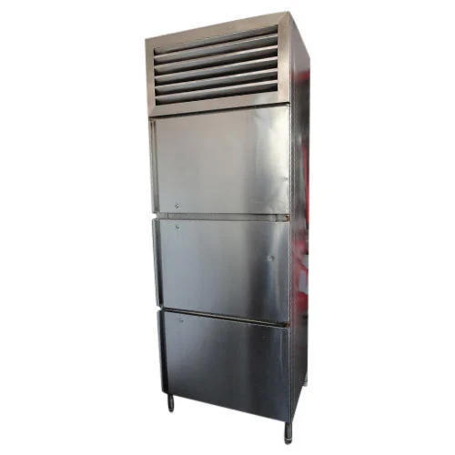 Three Door Vertical Freezer - Color: Silver