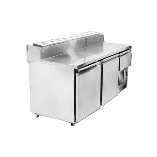 Under Counter Refrigerator Salad Counter - Color: Silver