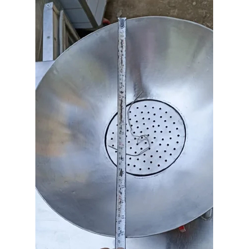 Stainless Steel Round Kadai Fryer Electric - Size: Standard