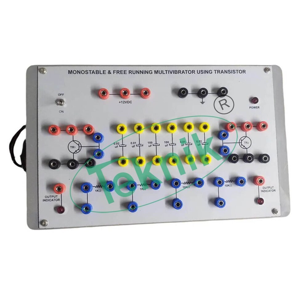 Monostable & Free Running Multivibrator Using Transistors