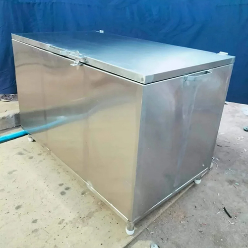 Stainless Steel Grocery Storage Box - Color: Silver