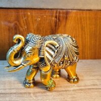 Brass Elephant Showpiece Beautiful Home Dcor Showpiece for Peace & Harmony By Aakrati