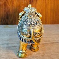 Brass Elephant Showpiece Beautiful Home Dcor Showpiece for Peace & Harmony By Aakrati