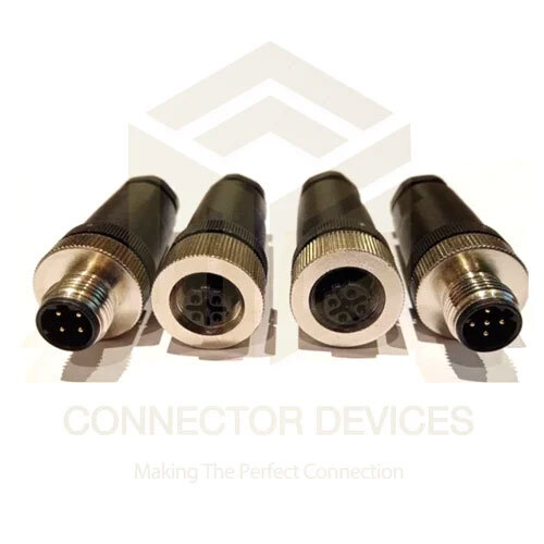 M12 Sensor Connectors D Coded - Application: Industrial