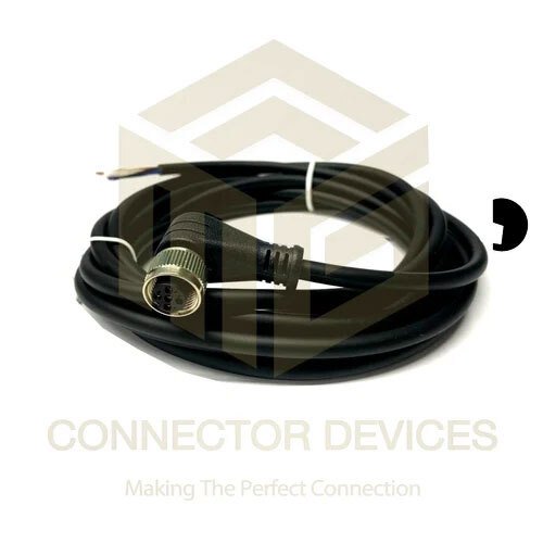 M12 Connector With Cable - Application: Industrial