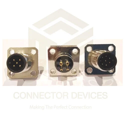 M12 Sensor Connectors Flange Type - Application: Industrial