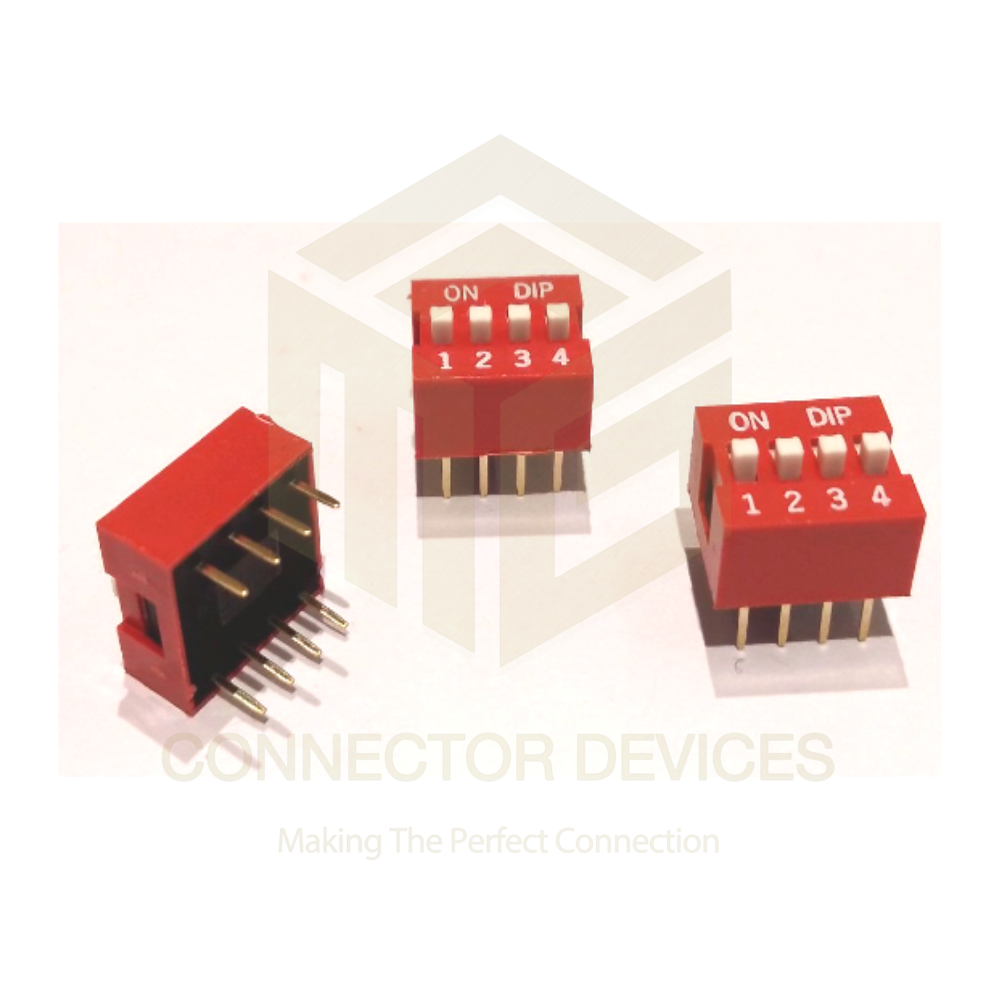 Dip Switch Series - Color: Red