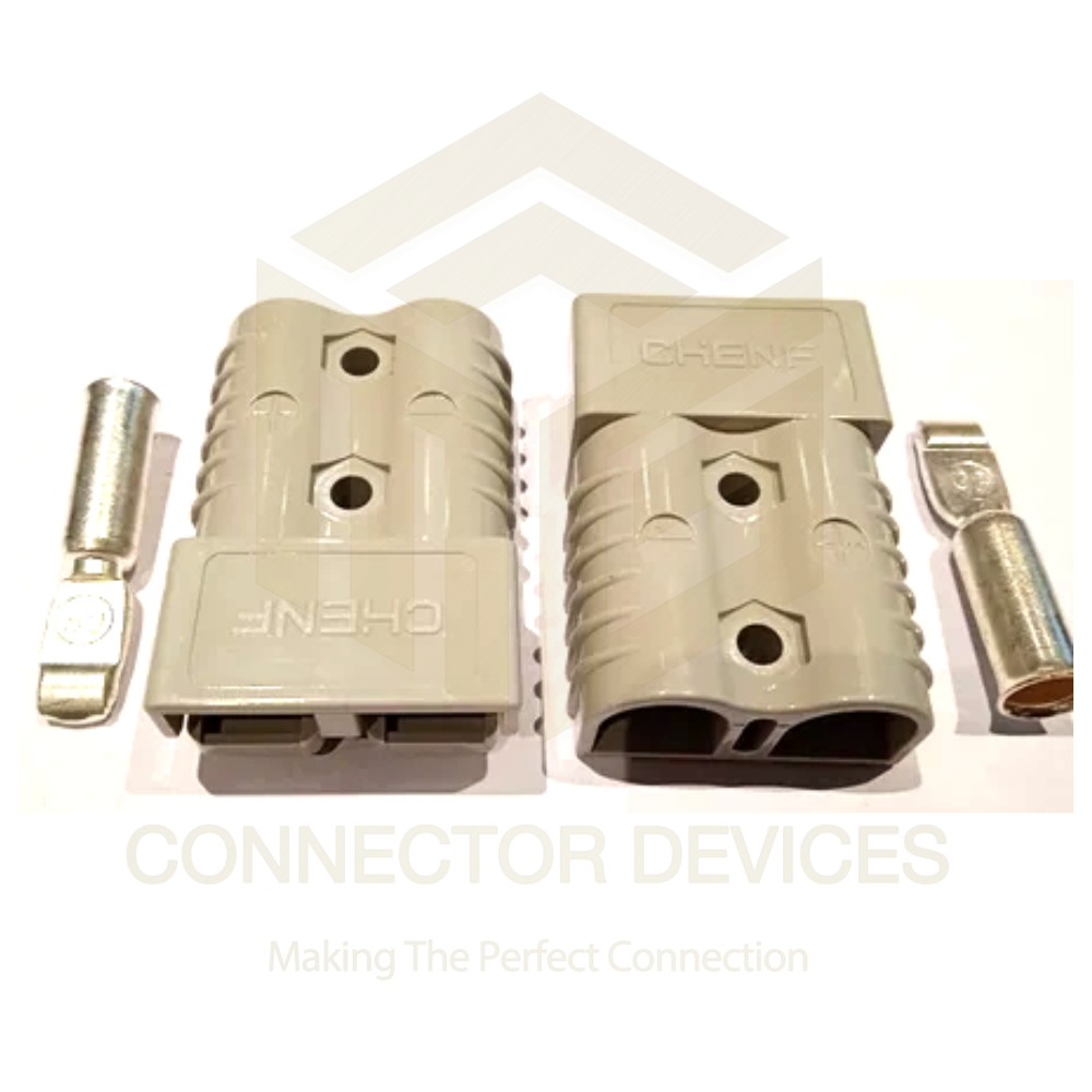 Battery Connector 175 Amp - 50 Amp Current Rating, 600 Volt Rated Voltage, Grey Color | Electric Power Supply, Wire Range 2-6 Sqmm