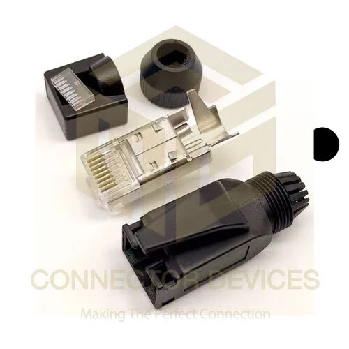 Industrial Rj45 Connector - Color: Black