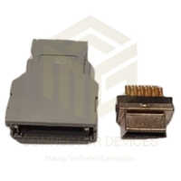 Pcr 20 Connector - Pvc, Brass, Grey | Female Connector For Scsi Centronics Applications In R Data Communications, Cnc Machines, Servo Drives