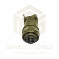 Military Connector Tb 1306f-18-10s - Aluminum Alloy, 39x39x52mm, Olive Drab | Bayonet Coupling, Ip67, Gold-plated Contacts