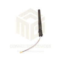 Ipex Antenna Rubber Duck - Plastic, Standard Size | 2400mhz Frequency, 3dbi Gain, 50w Max Power, Ufl Female Connector, Vertical Polarization