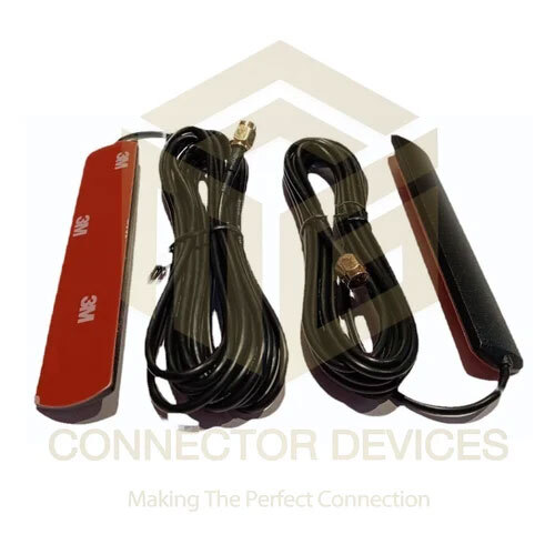 GSM Sticker Antenna - PVC, Standard Size | 824-894/1710-2170MHz, Linear Polarization, 50W Power Supply, 3dBi Gain, SMA Male Connector, 2.0 VSWR