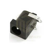 3 Pin Dc Jack - Pvc Insulation, 250v Voltage, 3 Amp Rating | Black, Electric Power Source, Industrial Use, 1 Year Warranty