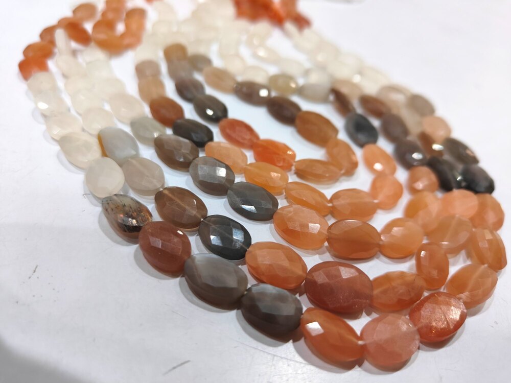 Natural Genuine Multi Moonstone Beads