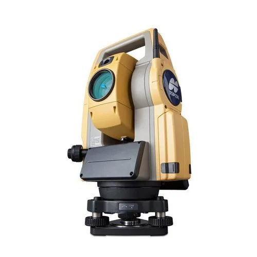 Topcon Total Station - Plastic & Metal Construction, 220 x 150 x 340 mm Dimensions, 5.2 kg Weight, Manual Operation, Ideal for Precision Mapping and Geodetic Surveys