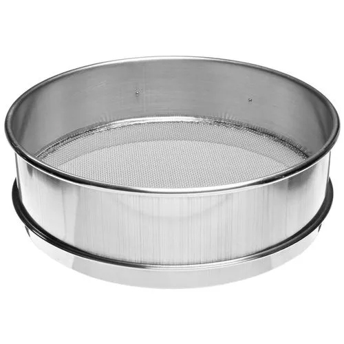 GI Test Sieves - Galvanized Iron, 50 mm Height, Silver Finish | Semi-Automatic Operation for Laboratory Use, Durable Design