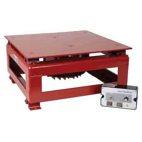 Concrete Vibrating Table - Color: Red