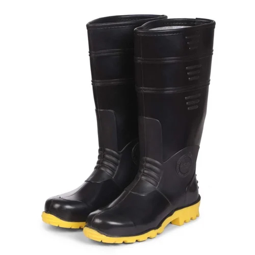 Safety Pvc Gumboots - Color: Black