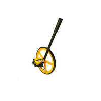 Soil Testing Measuring Wheel - High-quality Plastic, 104 Cm Circumference, Lightweight 2.3 Kg, Black & Yellow, Manual Operation, Comfortable Grip