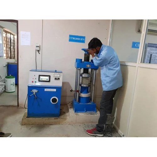 Concrete Cube Testing Machine - Material: Cast Iron