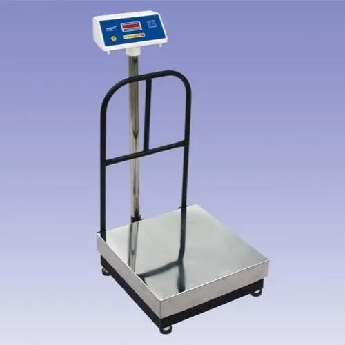 Electronic Platform Scale - Color: Silver