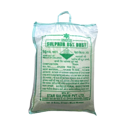 10Kg Sulphur 85 Percent Dust - Color: White