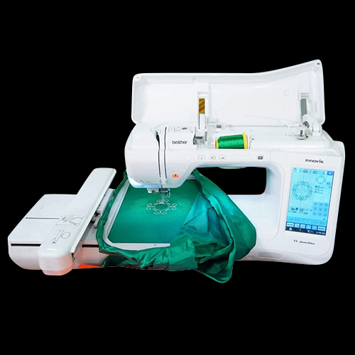 Automatic Embroidery Sewing Machine - Color: White