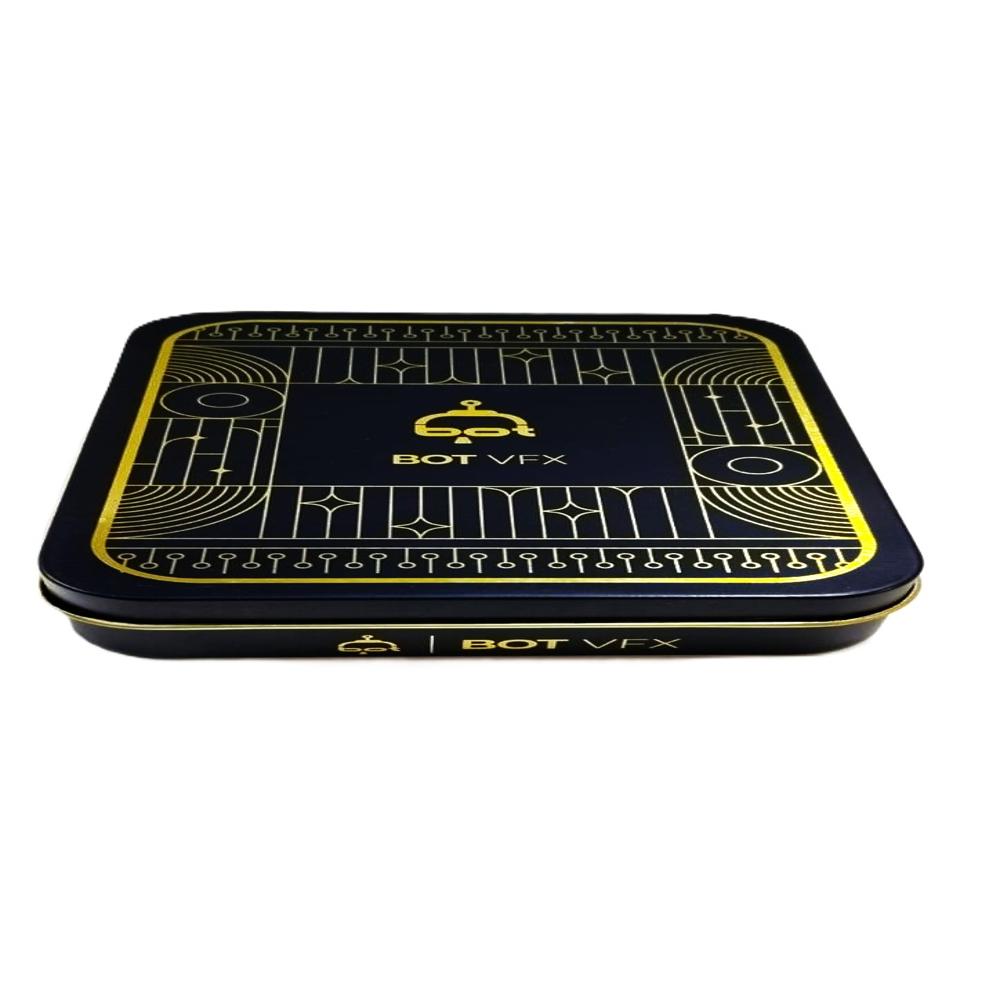 Black and Gold wallet tin