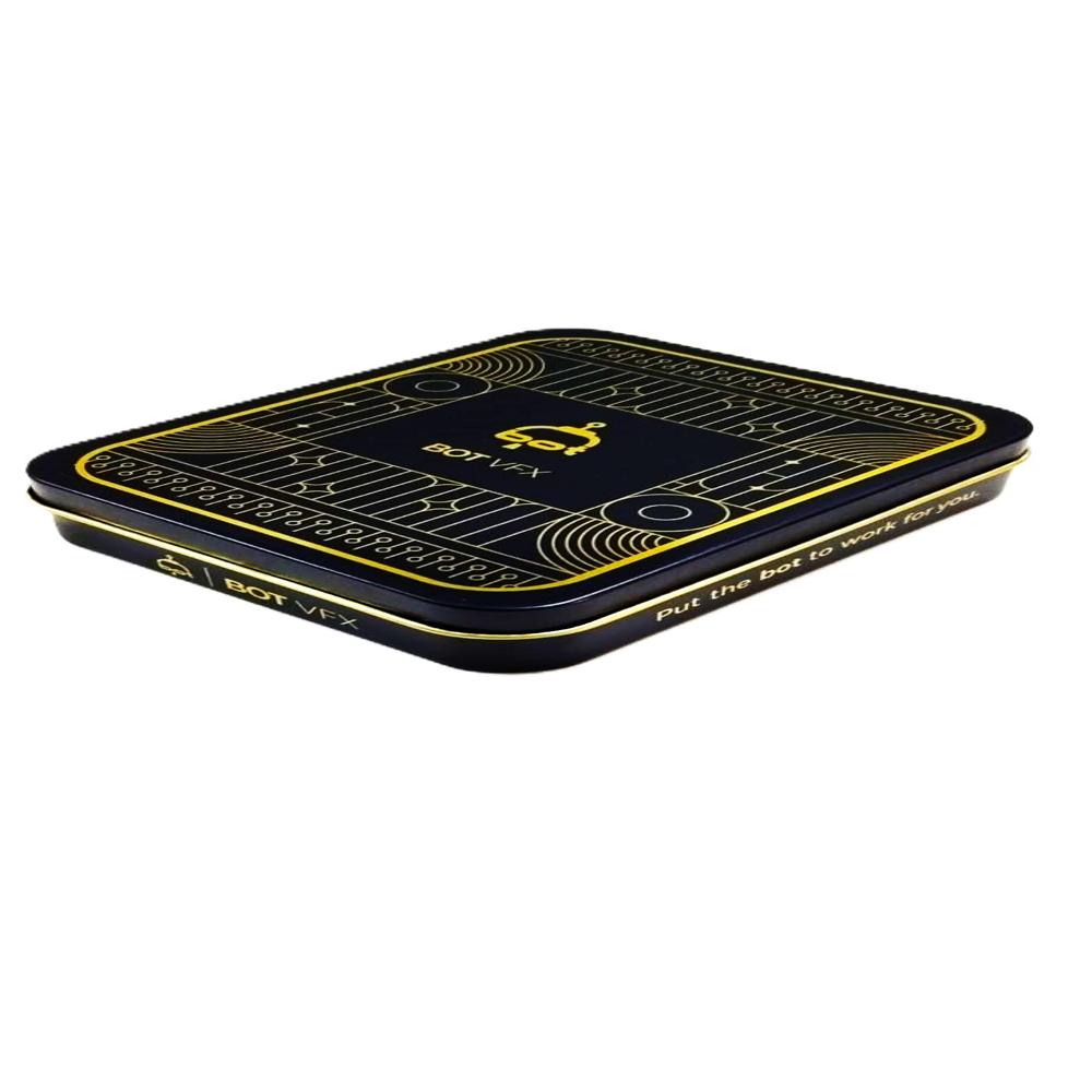 Black and Gold wallet tin