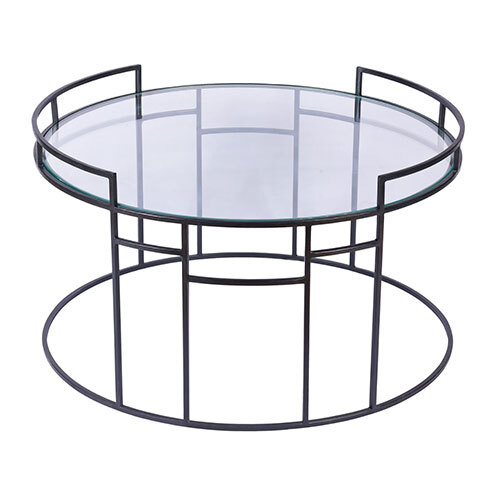 Round Coffee Table - Finish: Polished