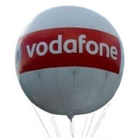 Inflatable Promotional Sky Balloons - Color: White