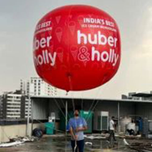 Red Advertising Balloon