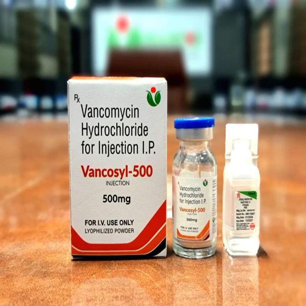 Vancomycin Hydrochloride 500 Mg