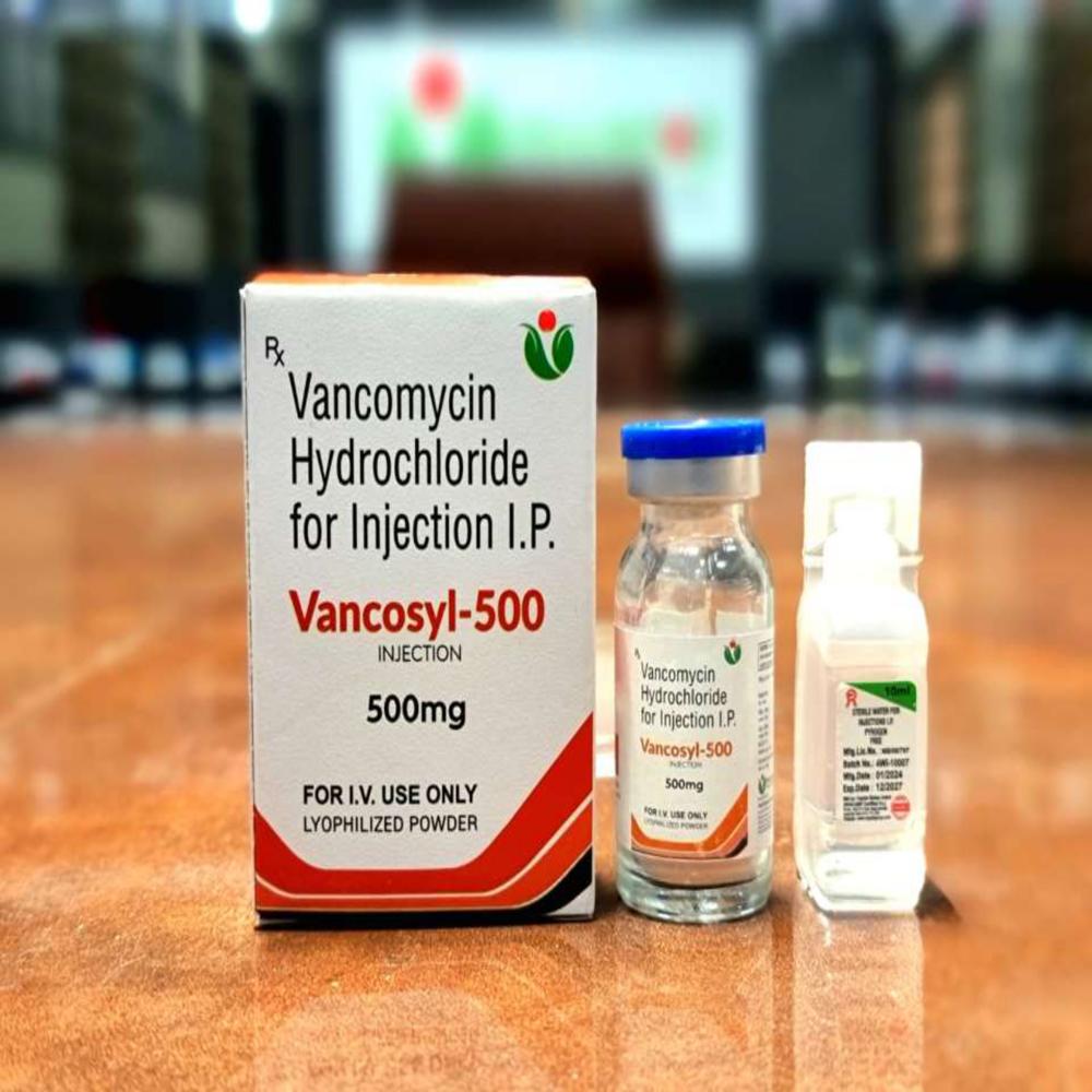 Vancomycin Hydrochloride 500 Mg - Drug Type: Injection